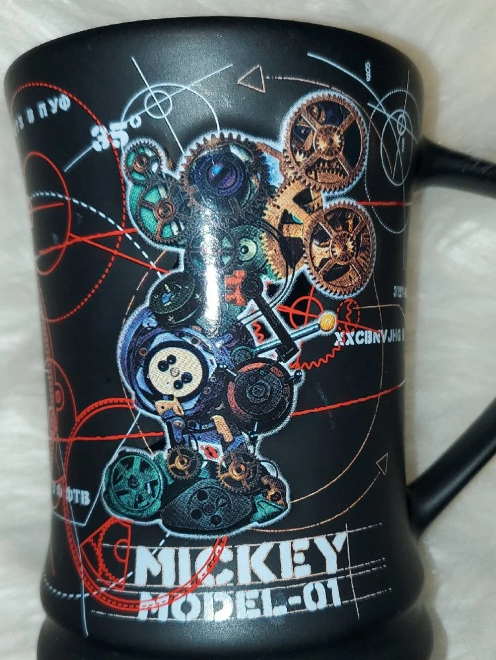 Mickey Model-01 Black Gear Graphic Mug